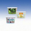 3oz-Reusable White Plastic Cup-Hi-Definition Full-Color, Top-Shelf Dishwasher Safe